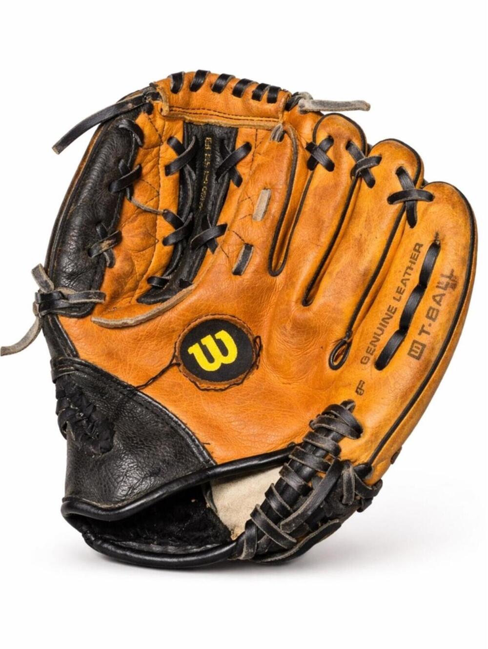 Wilson A2495 10” Youth T-Ball Baseball Glove Right Hand Throw Genuine Leather‎